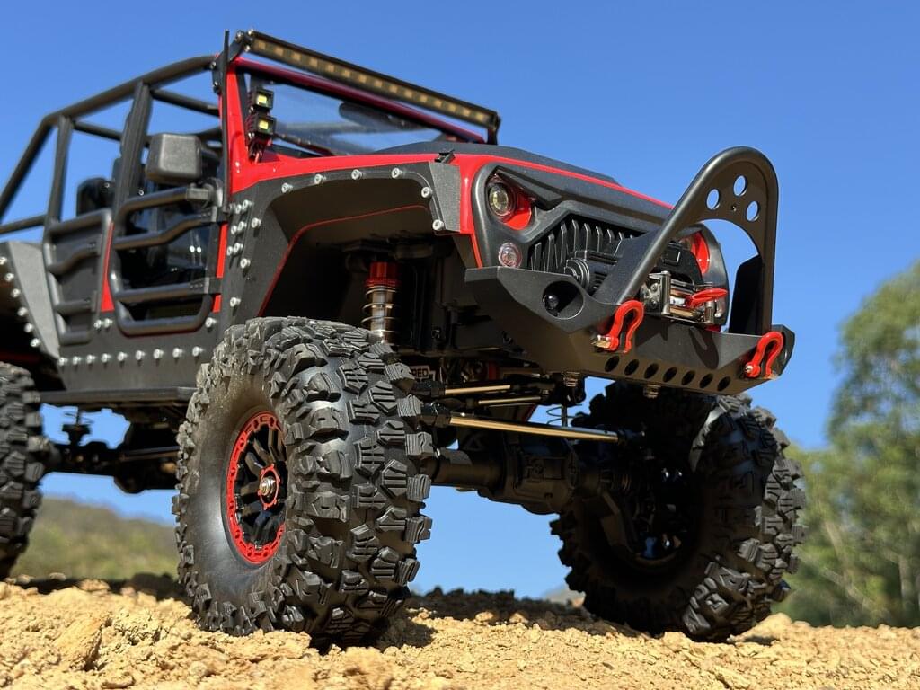 DF Models Crawler RC DF-04S PRO 1/10 Scale rouge – Brushless RTR 3225