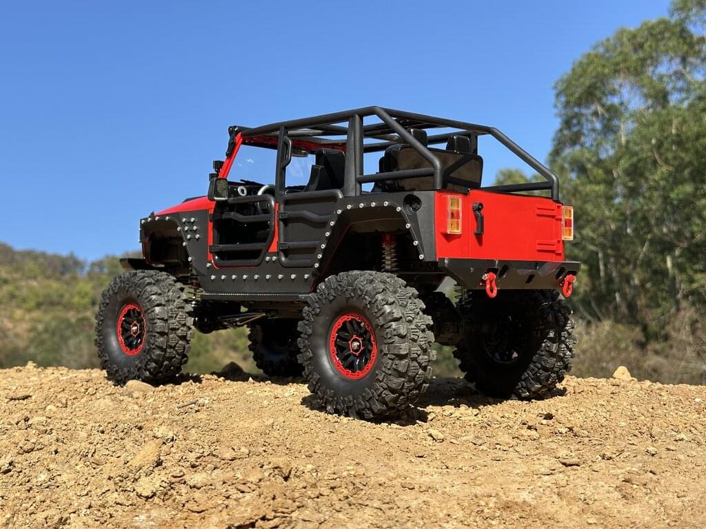 DF Models Crawler RC DF-04S PRO 1/10 Scale rouge – Brushless RTR 3225
