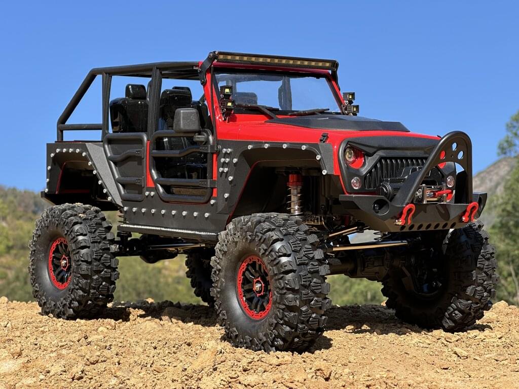 DF Models Crawler RC DF-04S PRO 1/10 Scale rouge – Brushless RTR 3225
