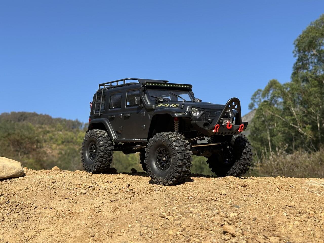 DF Models Crawler RC DF-04S PRO 1/10 Scale Noir mat – Brushless RTR 3226