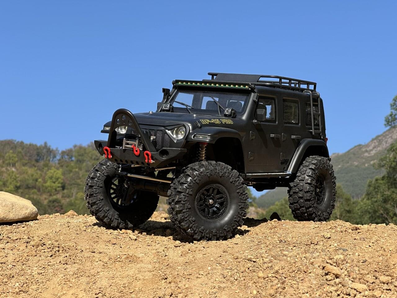 DF Models Crawler RC DF-04S PRO 1/10 Scale Noir mat – Brushless RTR 3226