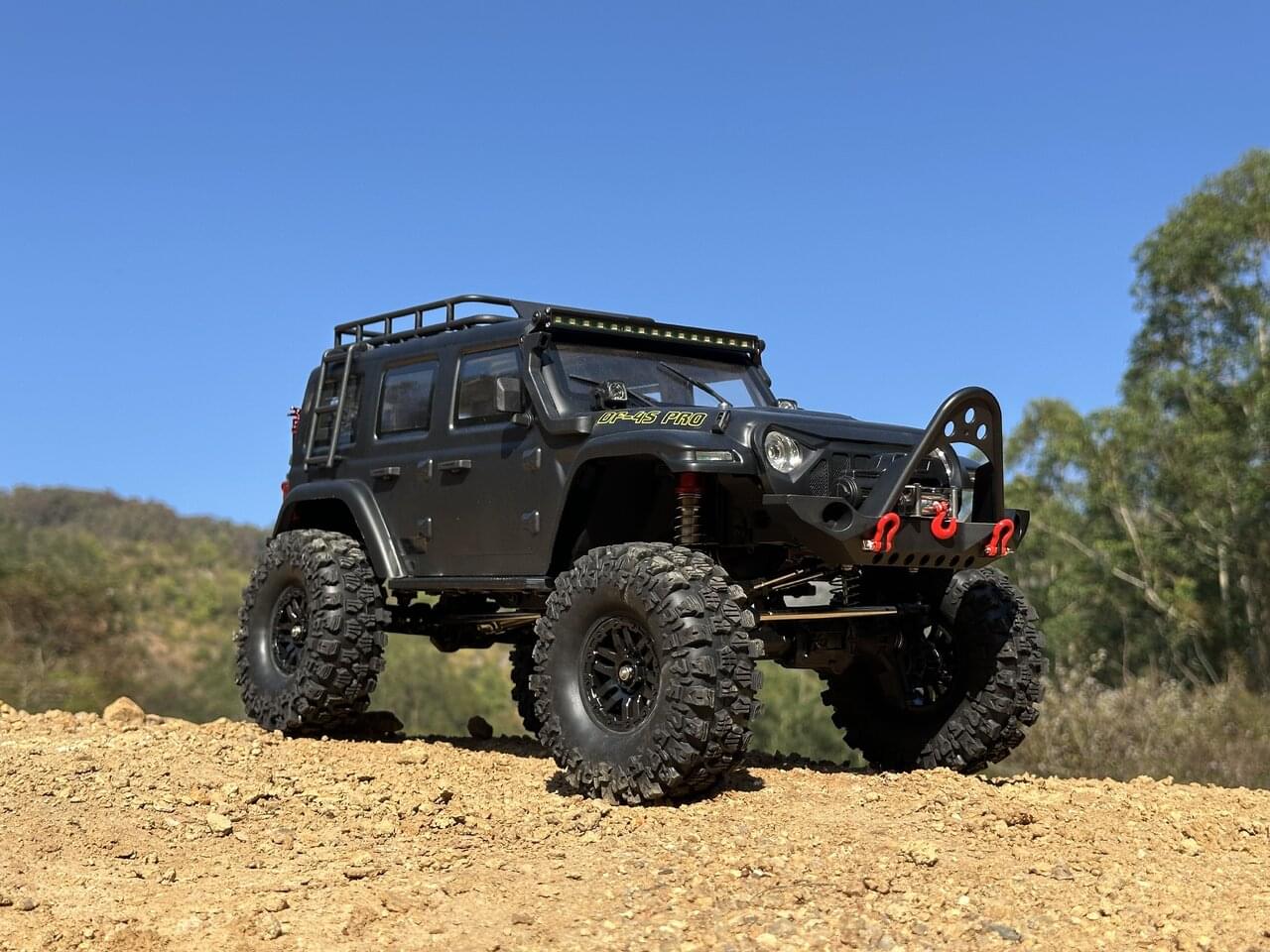 DF Models Crawler RC DF-04S PRO 1/10 Scale Noir mat – Brushless RTR 3226