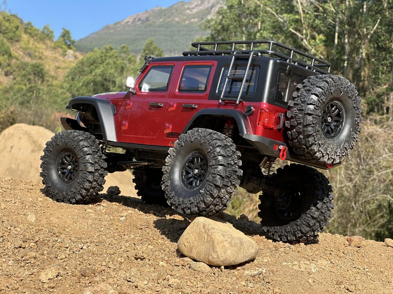 DF Models Crawler RC DF-04S PRO 1/10 Scale rouge métal – Brushless RTR 3227