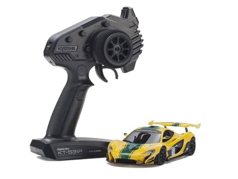 Kyosho Mini-Z MR04 RWD McLaren P1 GTR jaune (W-MM/KT531P)