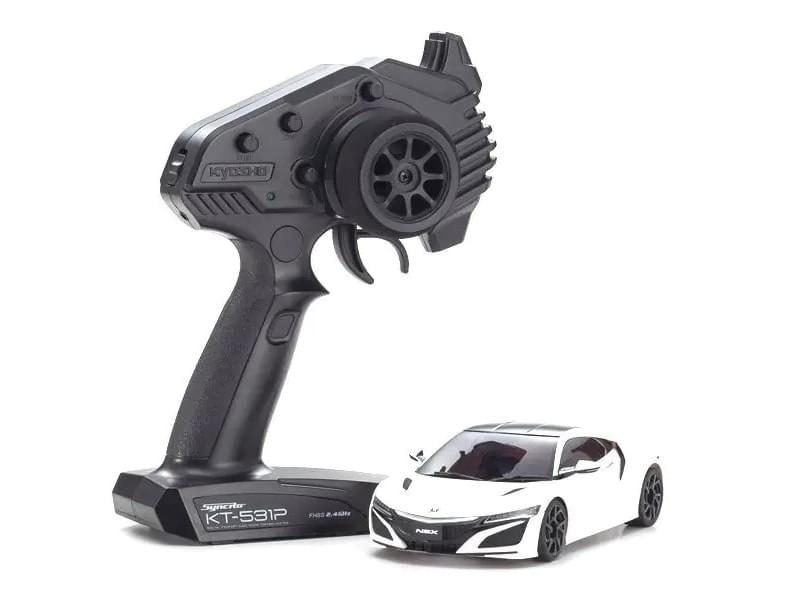 Kyosho Mini-Z MR04 RWD Honda NSX blanche (W-MM/KT531P) - Breizh Modélisme.