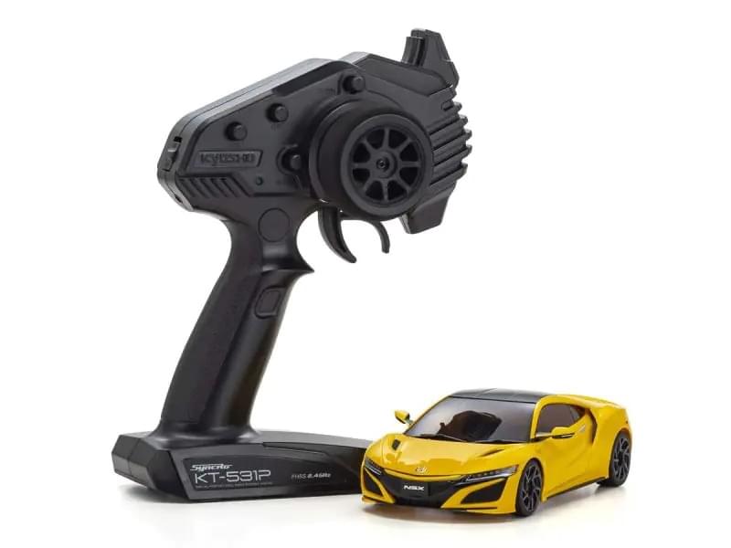 Kyosho Mini-Z MR04 RWD Honda NSX jaune (W-MM/KT531P) - Breizh Modélisme.