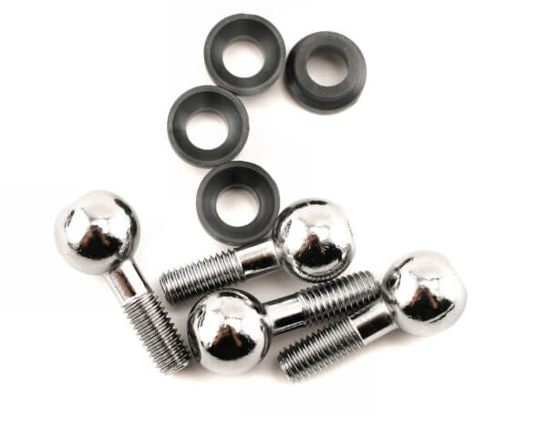 Billes de rotules (4) + bagues plastiques (4) - Traxxas 4933