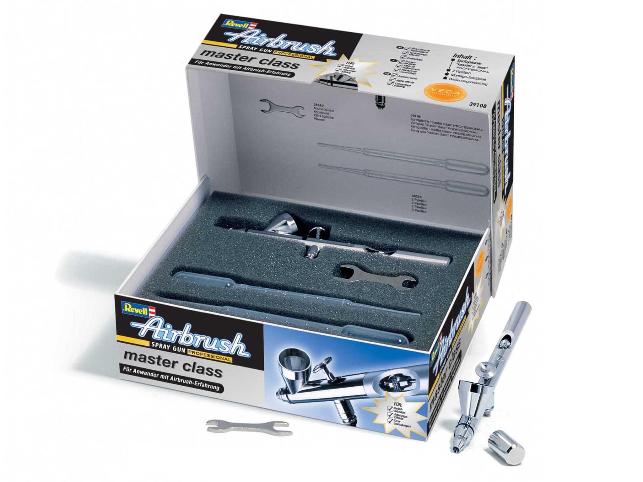 Pistolet à peinture "Professional" Master Class Aérographe Revell pour les expérimentés 39108