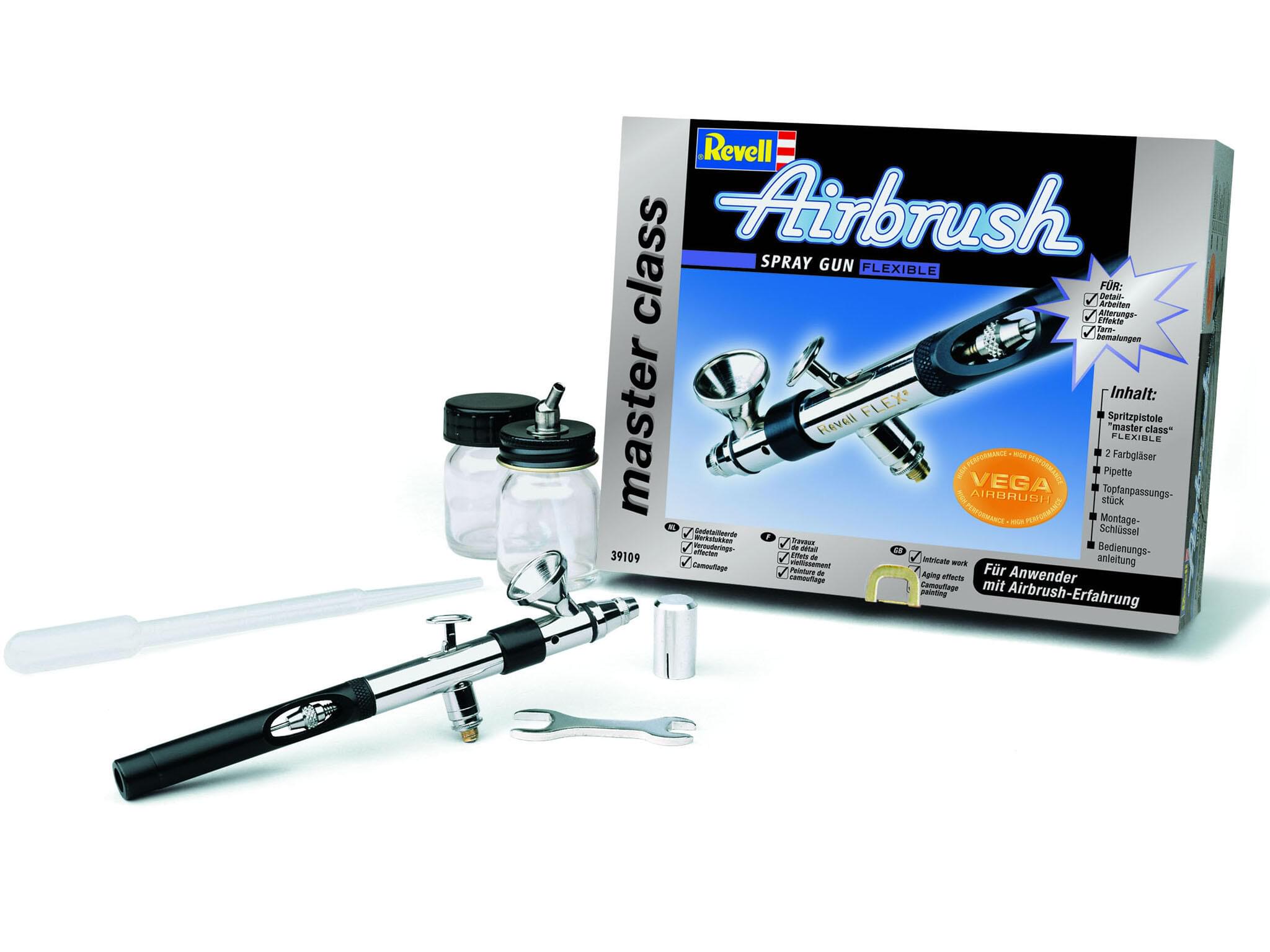 Pistolet à peinture "Flexible" Master Class Aérographe Revell pour les expérimentés 39109