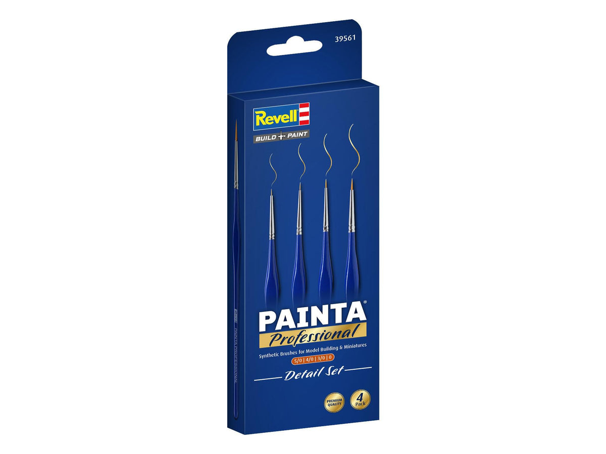 Pack de 4 pinceau Painta professionel (taille 5/0, 4/0, 3/0, 0) 39561