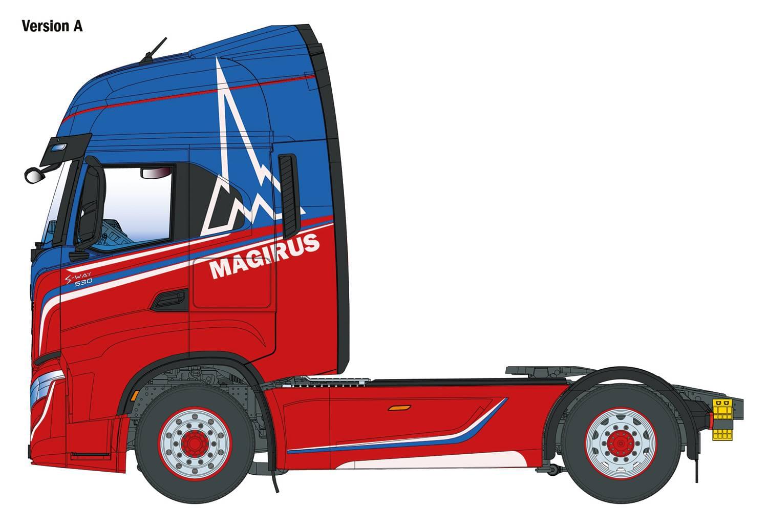 Maquette camion IVECO S-Way Abarth 1/24 - I3976 - Breizh Modélisme.