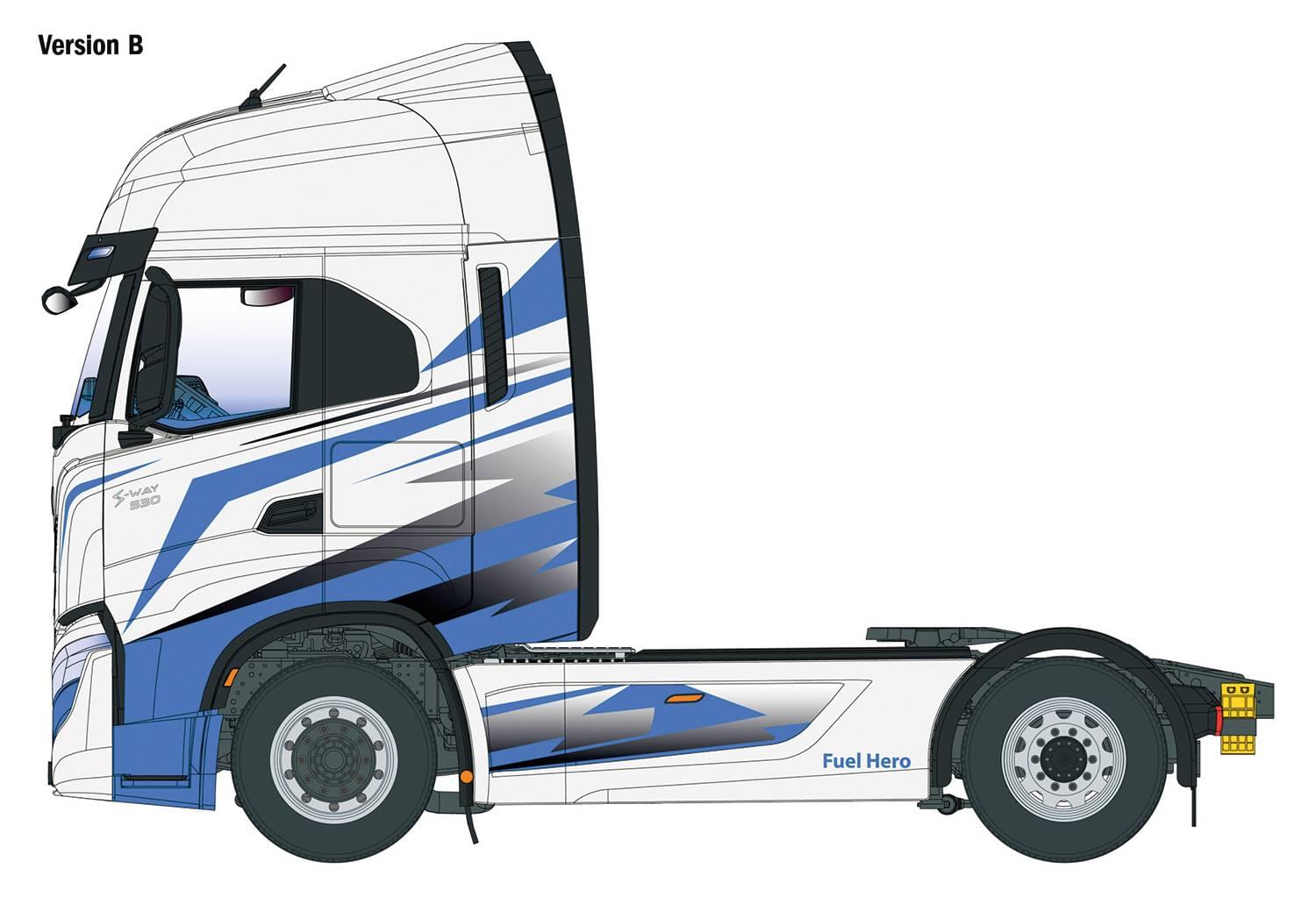 Maquette camion IVECO S-Way Abarth 1/24 - I3976 - Breizh Modélisme.