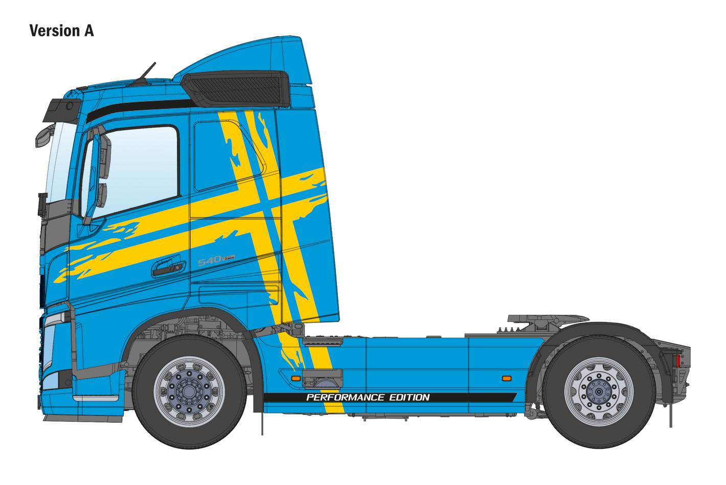 Maquette camion Volvo FH Low Roof - I3967 - Breizh Modélisme.