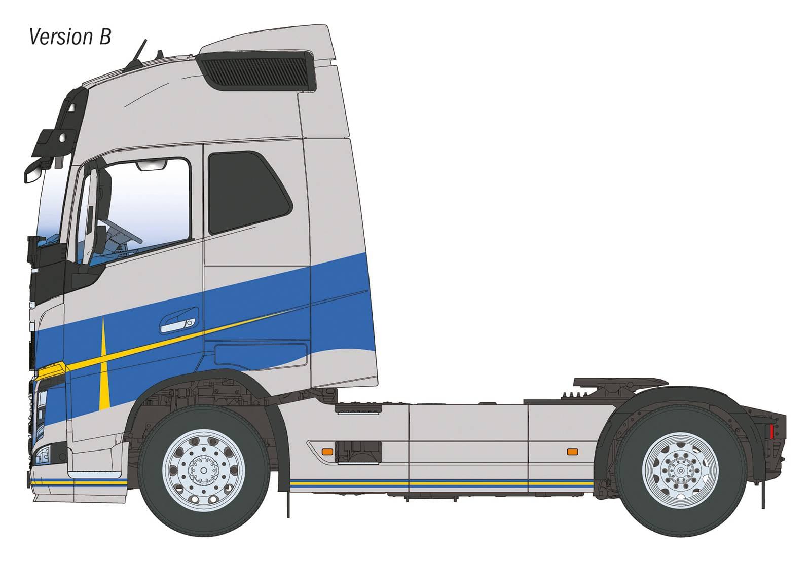 Maquette camion Volvo FH16 Medium Roof - Italeri 3970