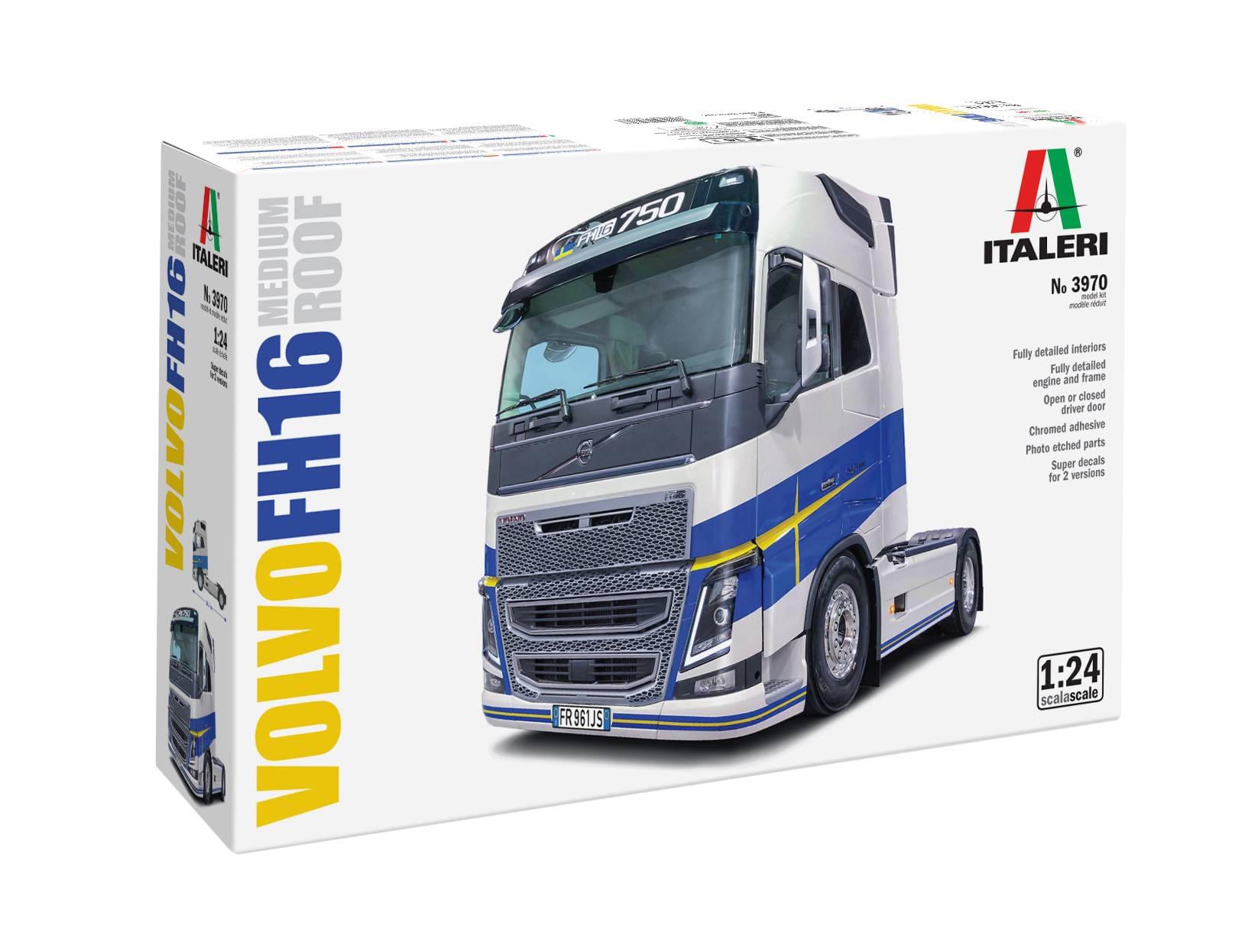 Maquette camion Volvo FH16 Medium Roof - Italeri 3970