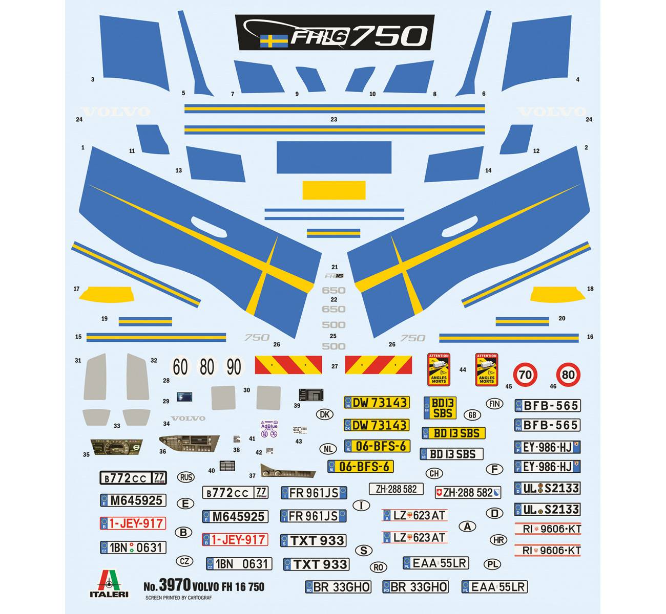 Maquette camion Volvo FH16 Medium Roof - I3970