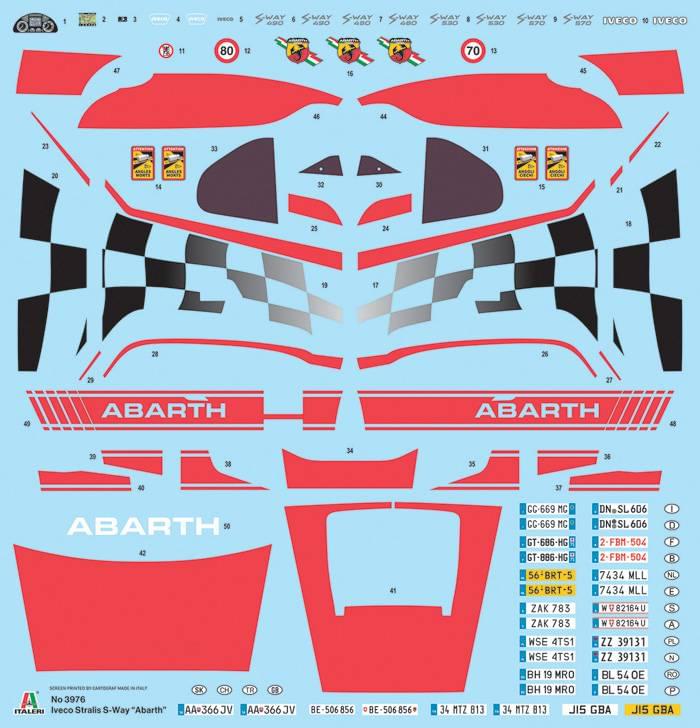 Maquette camion IVECO S-Way Abarth 1/24 - I3976