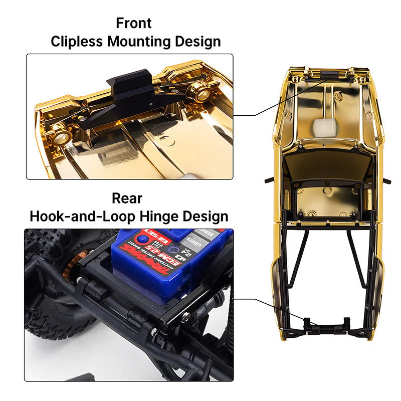 Carrosserie IR60 Or édition limitée pour 1/18 TRX4M - IR60-GD