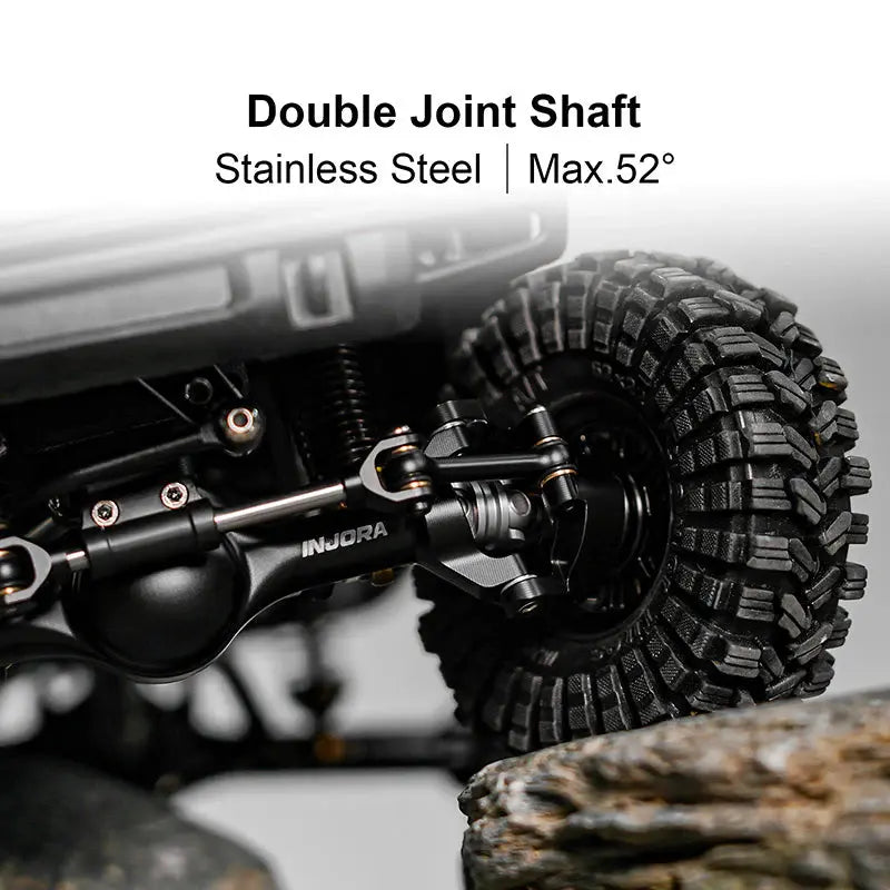 Axes planétaires INJORA +7 mm pour TRX4M 1/18 - 4M-121BKFR