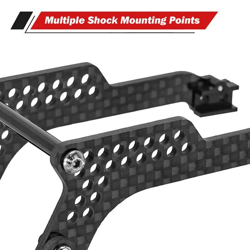 Kit de châssis universel INJORA LCG pour mise à niveau TRX4M 1/18 (aluminium) - Breizh Modélisme.