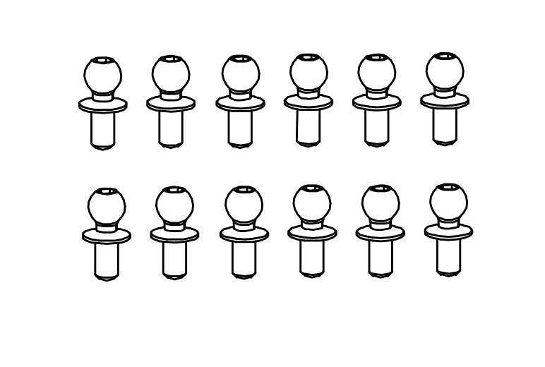 Vis à billes de 4,8 mm (12) - 1610158