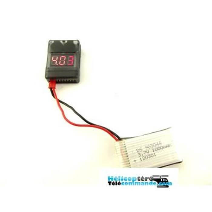 Testeur & Alarme Batterie LiPo/Li-on/LiFe 1-8S