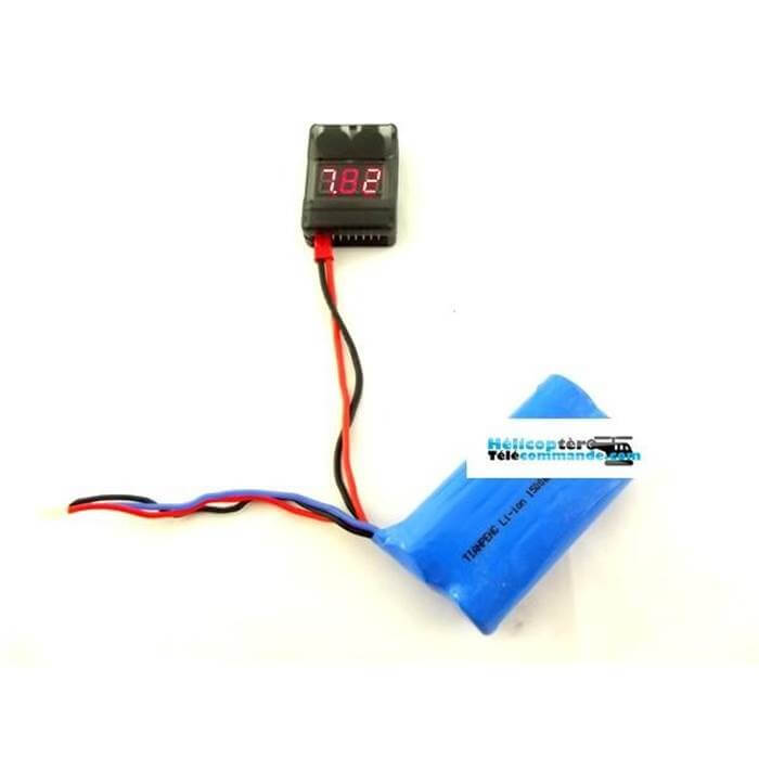 Testeur & Alarme Batterie LiPo/Li-on/LiFe 1-8S