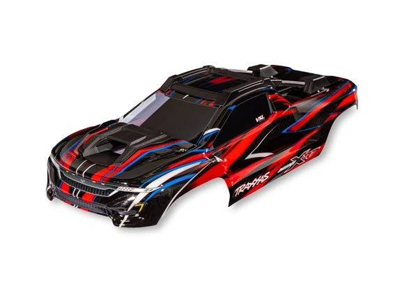Carrosserie rouge Mini XRT - Traxxas 10712-RED - Breizh Modélisme.