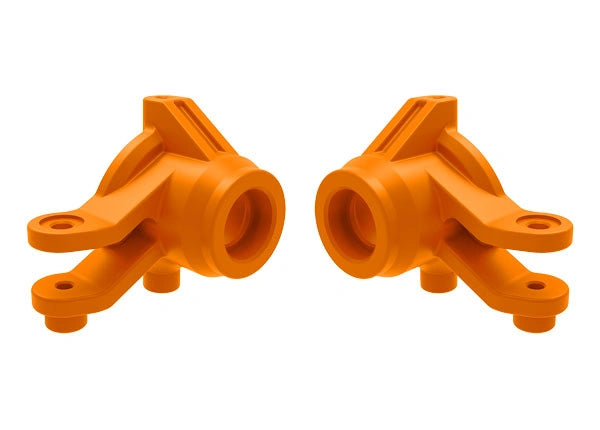 Blocs de direction orange (paire) Mini Maxx - Traxxas 10736-ORNG - Breizh Modélisme.