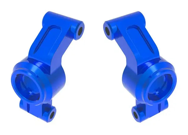 Porte-fusées en aluminium bleu (paire) Mini Maxx/XRT - Traxxas 10751-BLUE - Breizh Modélisme.