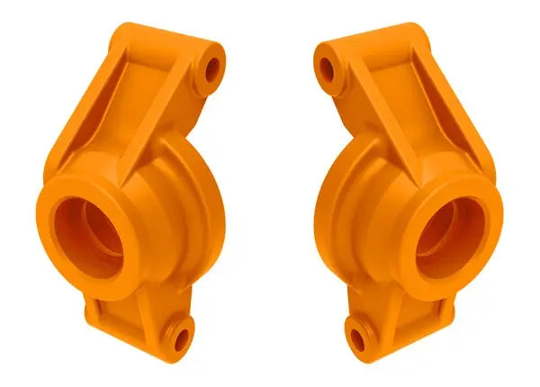 Porte-fusées d'essieu orange (paire) Mini Maxx - Traxxas 10752-ORNG - Breizh Modélisme.
