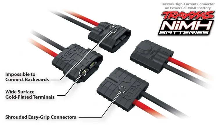 Batterie Ni-Mh 8,4 V 5000 mAh Série 5 prise Traxxas iD