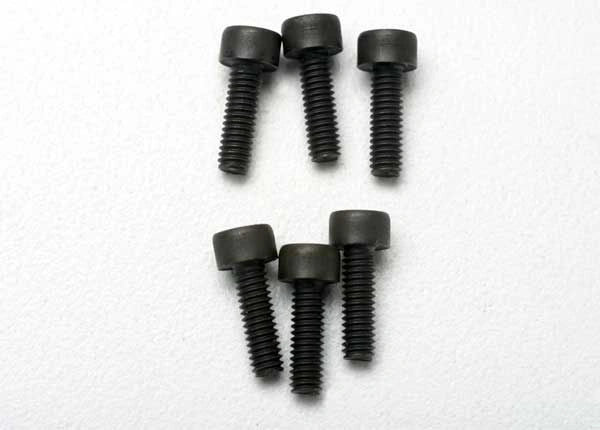 Vis M2,5 x 8 mm à tête cylindrique à six pans creux (6) - Traxxas 3965