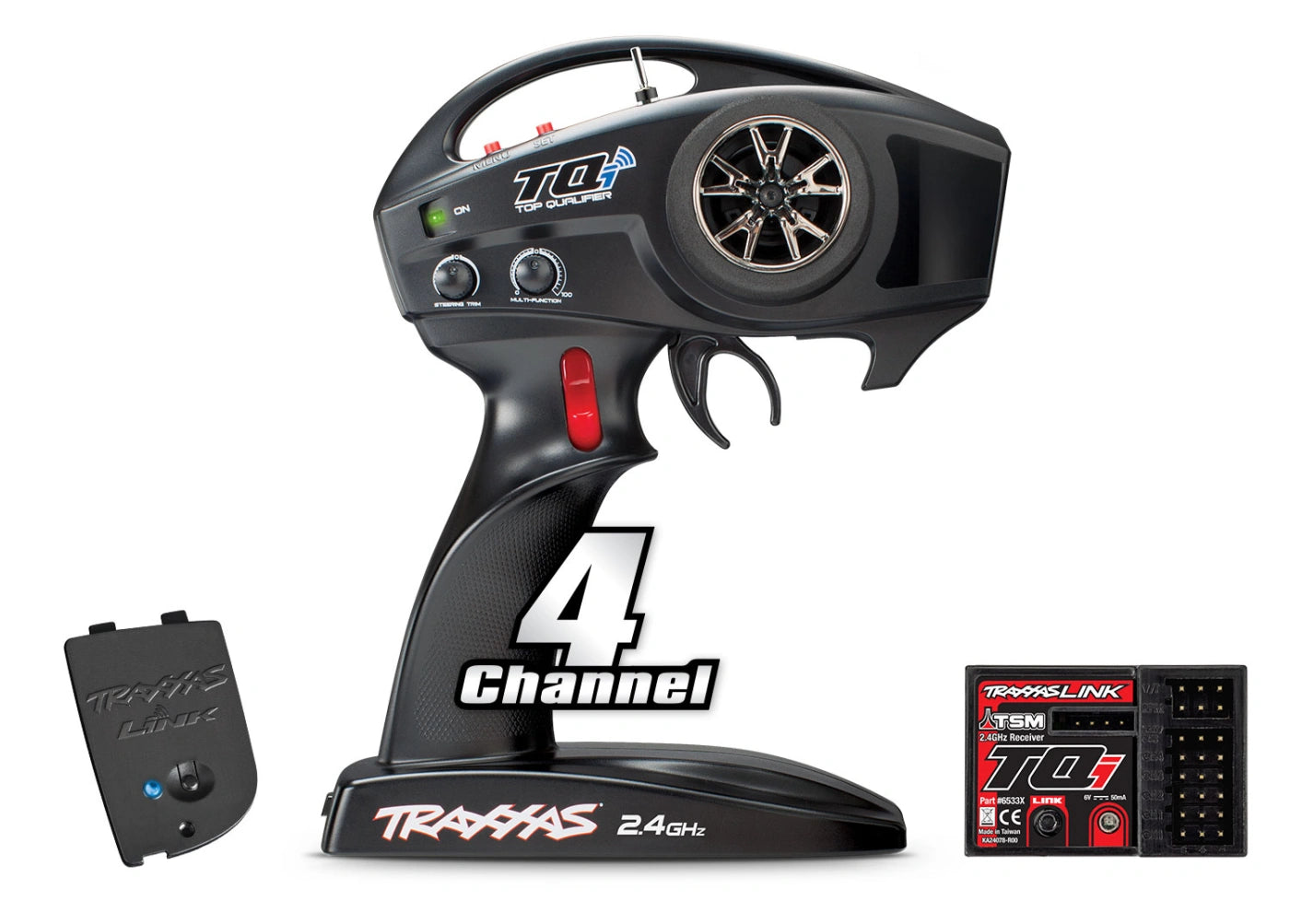 Émetteur TQi 4 canaux TX / 5 canaux RX TSM avec module Bluetooth - Traxxas 6507A