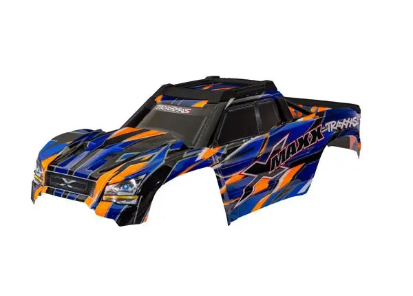 Carrosserie Traxxas X-Maxx orange - Traxxas 7867 - Breizh Modélisme.