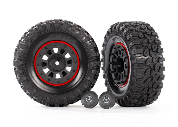 2 Pneus Canyon 2.2 TRX6 (nécessite la réf 8255) + jantes Mercedes G63 - Traxxas 8874