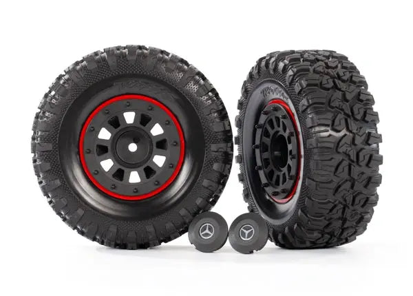 2 Pneus Canyon 2.2 TRX6 (nécessite la réf 8255) + jantes Mercedes G63 - Traxxas 8874
