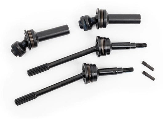 Arbres de transmission arrière complets EHD en acier avec joints homocinétiques (x2) - Traxxas 9052R - Breizh Modélisme.