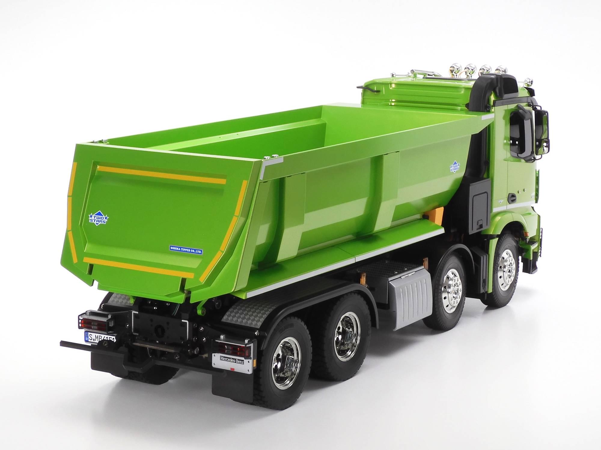Tamiya Camion Benne Mercedes Arocs 4151 8x4 KIT Vert 47523