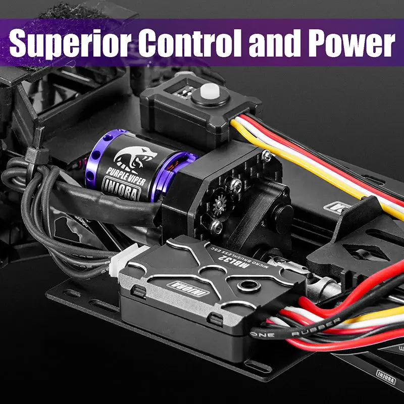 Moteur brushless INJORA violet Viper 1721 pour 1/18 TRX4M Ascent-18