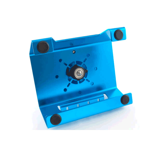 Stand, Plateau Pivotant Alu pour Voitures RC 1/8 et 1/10 bleu