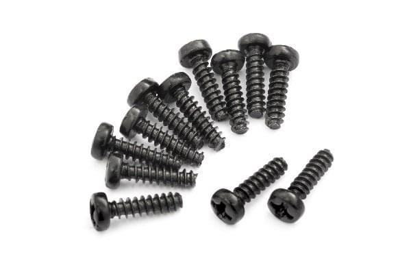 Vis autotaraudeuses à tête cylindrique BLACKZON 2.6*10mm - 540048