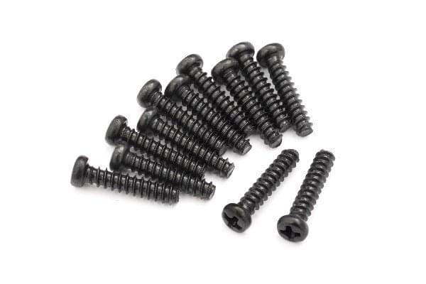 Vis autotaraudeuses à tête cylindrique BLACKZON 2.6*12mm - 540053