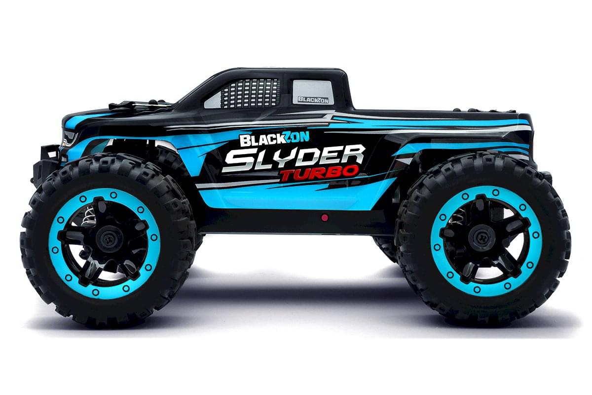 Monster Slyder MT Turbo 40km/h lipo 2S Brushless 4WD RTR 540209 bleu