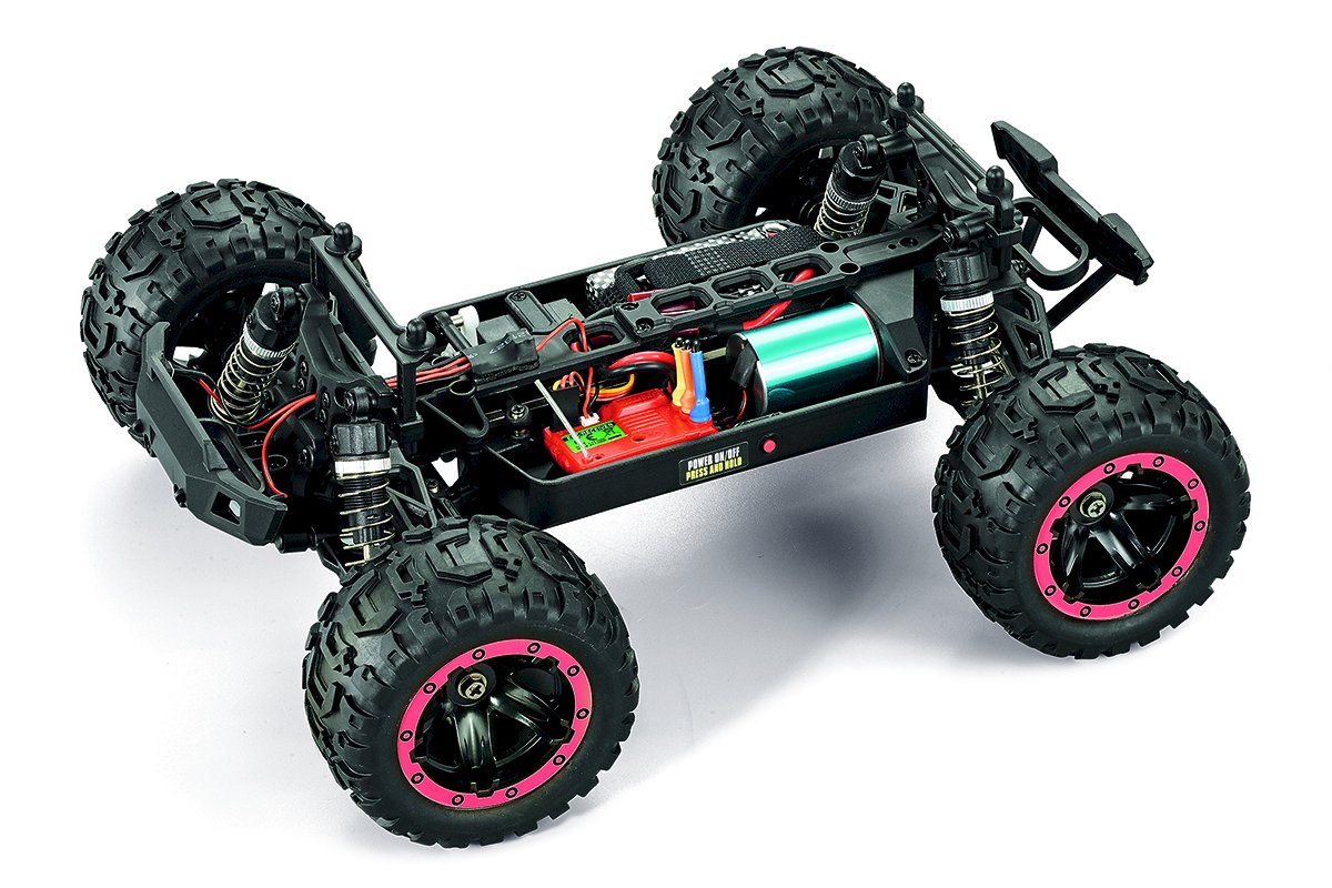 Monster Slyder MT Turbo Hyper rapide 2S Brushless 4WD RTR 540211 rouge