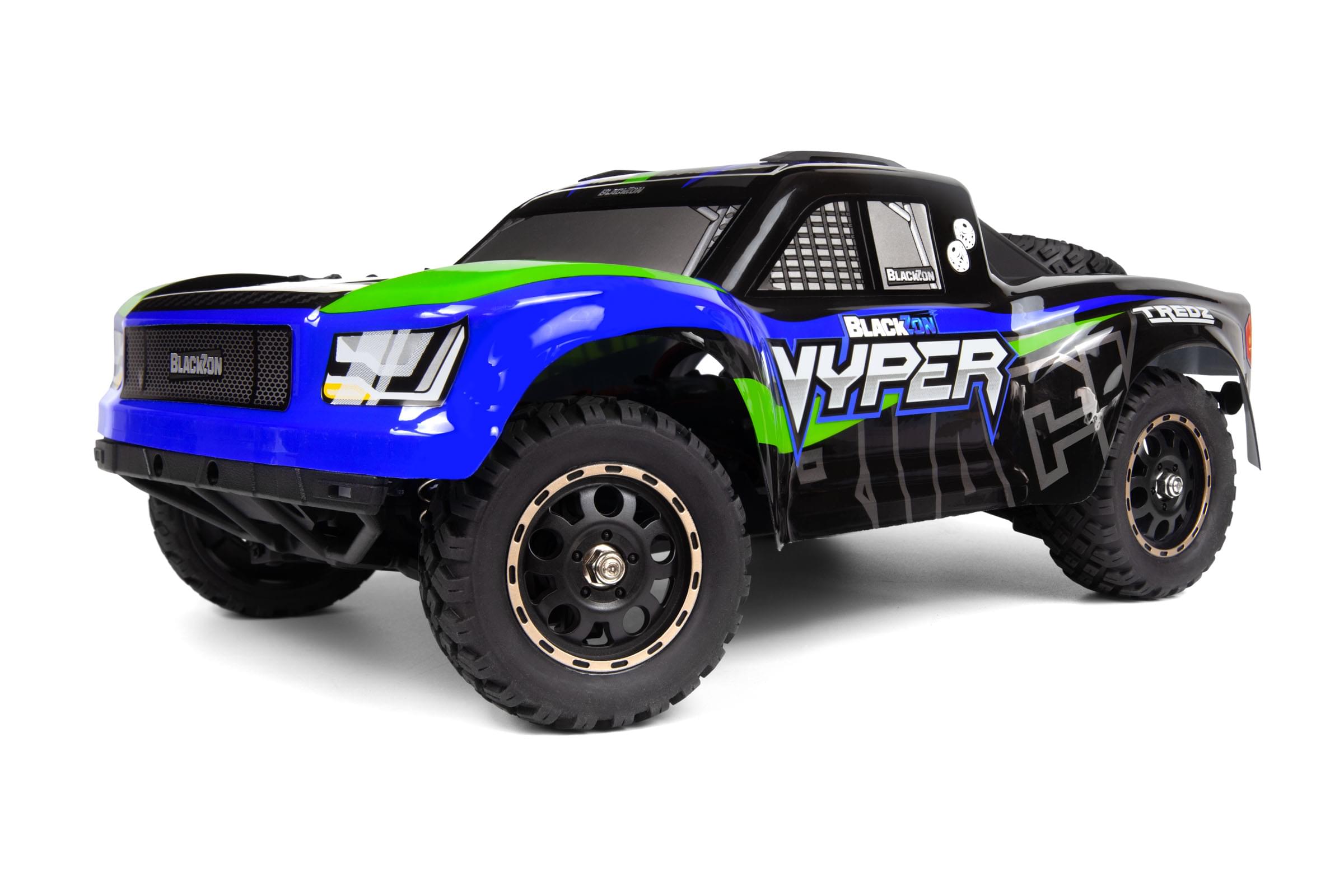 Blackzon Vyper 1/16 SC 30km/h 4WD RTR bleu