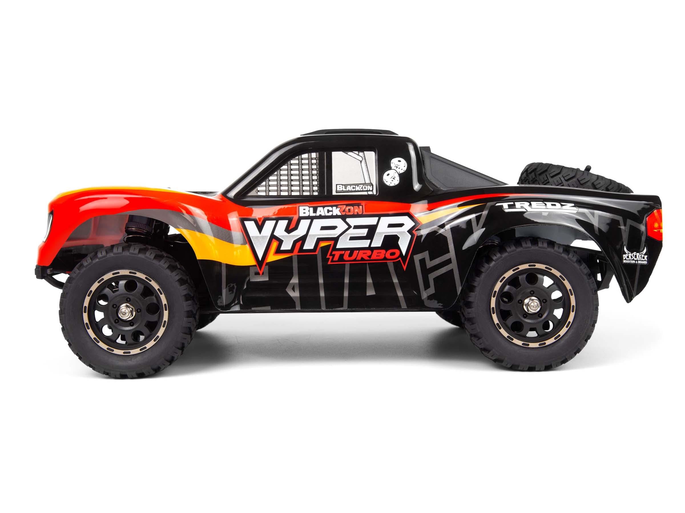 Blackzon Vyper 1/16 brushless 45km/h lipo 2S SC Turbo 4WD RTR rouge