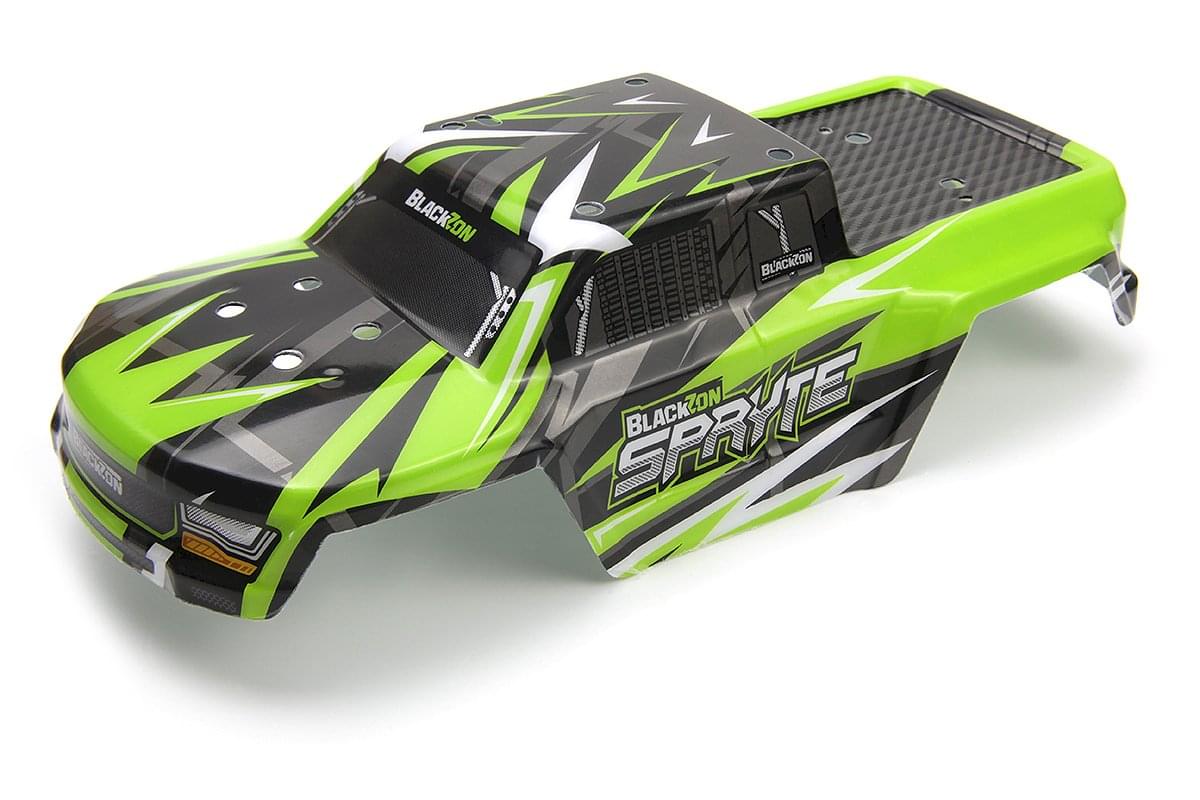 Carrosserie vert Blackzon Spryte MT - 540342 - Breizh Modélisme.