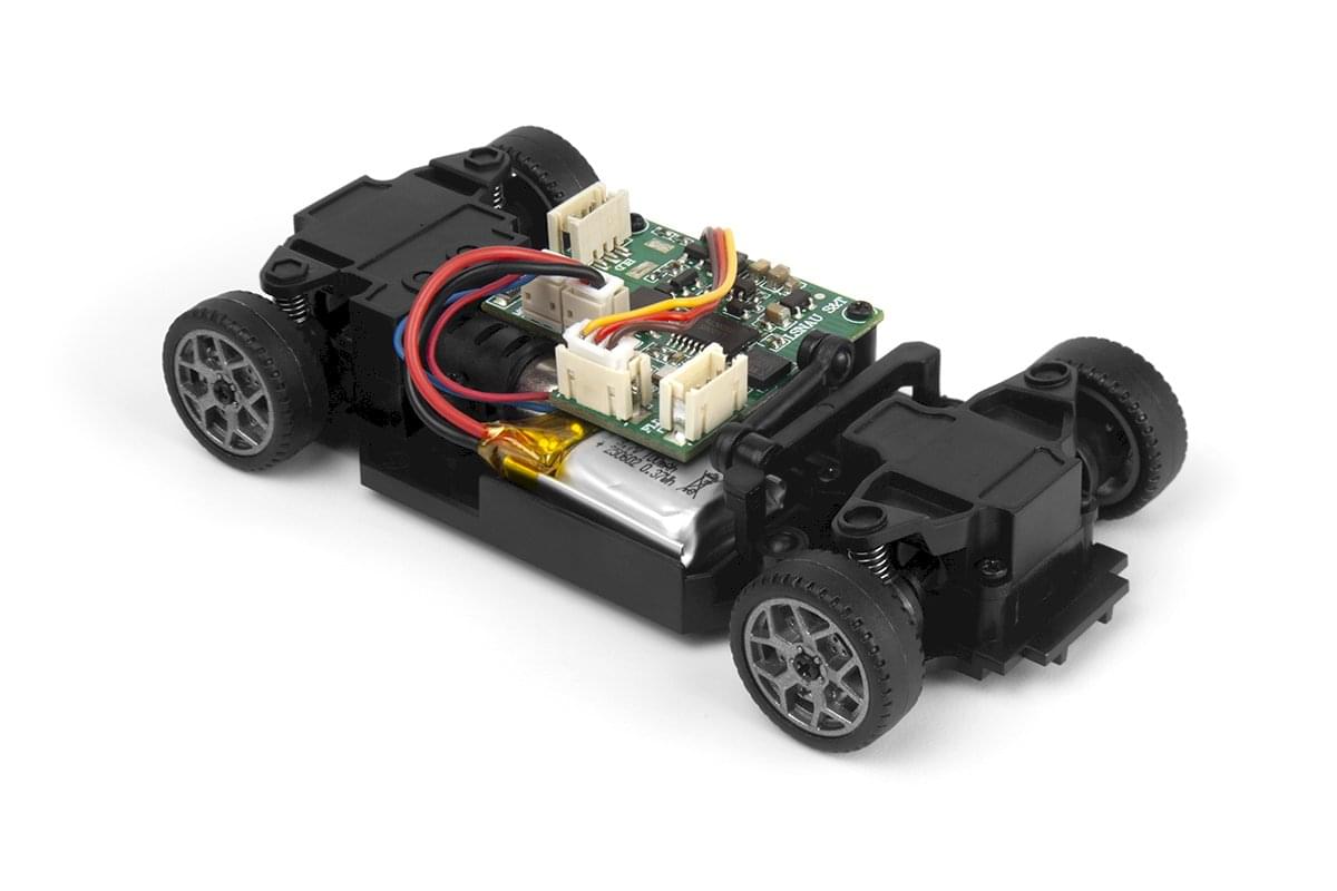 Voiture drift Blackzon Myte Racer gris 1/43 - 548101 - Breizh Modélisme.
