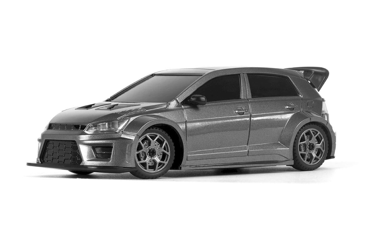 Voiture drift Blackzon Myte Racer gris 1/43 - 548101 - Breizh Modélisme.